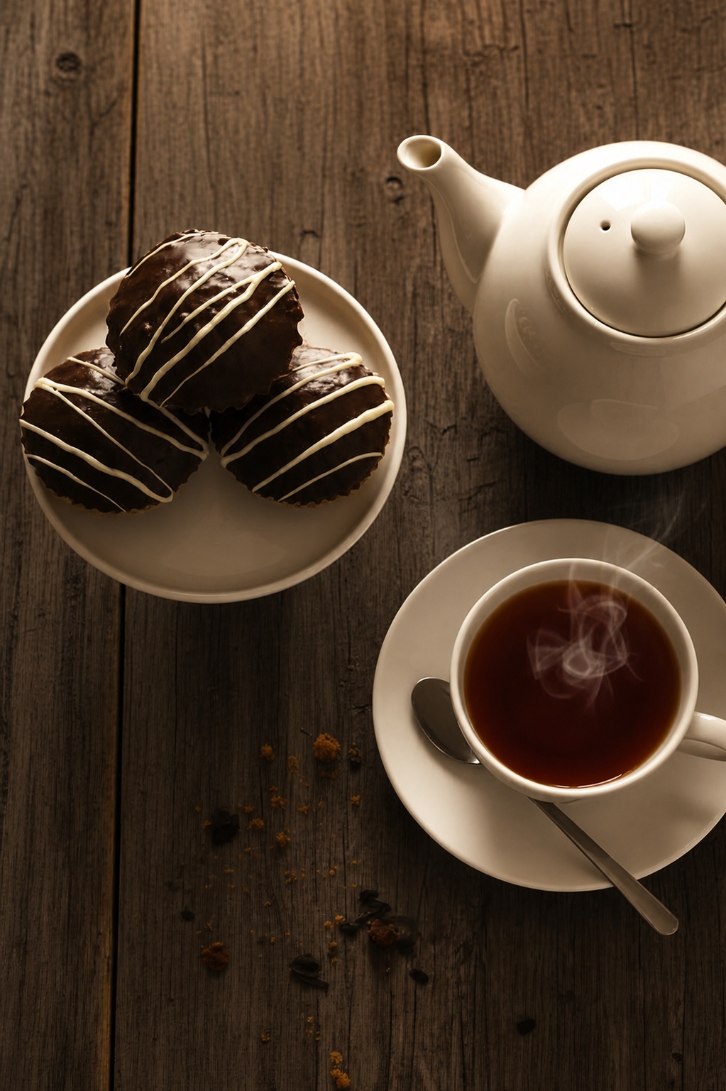 Пирожное корзиночка с начинкой